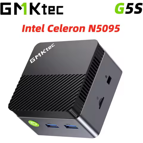 GMKtec G5S MINI PC Intel Celeron N5095 LPDDR4 8GB M.2 2242 SSD WIFI5 BT5 RJ45 Office Work Micro PC C