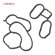 [Lohobby] ABS Rubber Oil Filter Housing Seal Gasket Kit High Performance for BMW E46 E61 E81 E87 E90