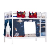 Tomato KidZ เตียง2ชั้น รุ่น Youth bunk+ผ้าม่าน | ติดตั้งฟรีในกทมและปริมณฑล |เตียงไม้จริง| นอนได้ตั้ง