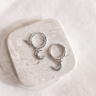 Halfmoon Earring Ariant Jewellery Bali silver 925 silver