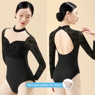 Wome Long Sleeve Ballet Leotards Adult Dance Leotard  Gymnastics Leotard