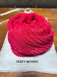 台南日本代購 ISSEY MIYAKE 三宅一生 PLEATS PLEASE 素面 斜紋 絲巾 圍巾|打雜女工日本代購