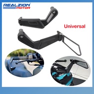 REALZIONMOTOR Universal Foldable Motorcycle Handguard Lever Protection Side Mirror For Nvx Xmax Aero