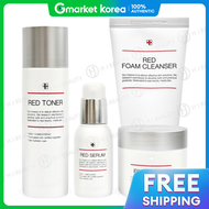 Medicube | เซ็ตดูแลผิว Red Line โทนเนอร์/เซรั่ม/ครีม/โฟมล้างหน้า x4 ชิ้น