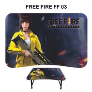 MEJA LIPAT MEJA BELAJAR ANAK KARAKTER FF FREE FIRE