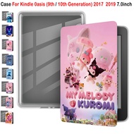 For Kindle 0asis (9th 10th Generation) 2017 2019 CW24WI S8IN40 7.0inch E-book Transparent Acrylic Fl