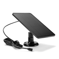 10W Solar Panel with Charging Cable Monocrystalline Solar Panel Charger IP65 Waterproof for Arlo Ult