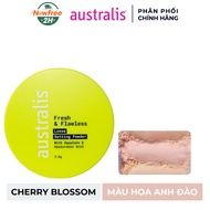 Phấn Phủ Australis Dạng Bột Mịn Lì Màu Hoa Anh Đào 3.6g