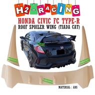 Fc Car Rear Top Roof Glass spoiler Window boot Trunk Lip wing Honda civic Fc Type R Typer NO PAINT