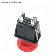 【NEW】 Red PTO Push Switch High Performance Heat Resistant Shell 10A 14VDC Rating Fit for Lawn Mower 
