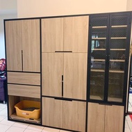 工業風組合式置物衣鞋櫃_橡木皮/多樣化/衣櫃鞋櫃**可訂製尺寸**