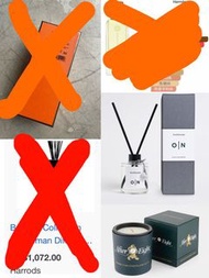 ❌no bargain ❌Hermes perfume , Diptyque candle set, Byredo candle , baobab diffuser , Jurlique shower