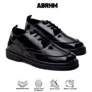 ABRHM Men's Formal Oxford Shoes Black Men's Work Shoes