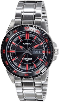 MTD-1078D-1A1V Men's Stainless Steel 100M Diver Watch Day/Date