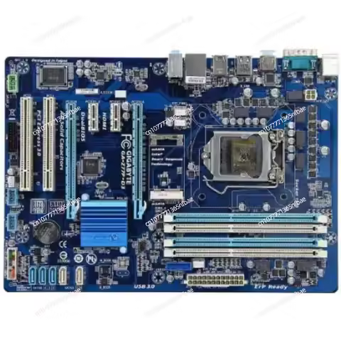 For LGA1155 Z77 Motherboard, Supports Xeon 1230 V2 & I5 3470, Stable Desktop Mainboard