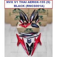 Rapido Cover Set Yamaha NVX V1 Thai Aerox-155 (9) Black Green Accessories Motor NVX155 V1 NVX 155 thai aerox155(9) Grey