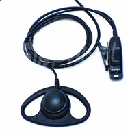D Shape Earpiece for Vertex Standard VX-231 VX-261 VX-351 VX-451 eVerge EVX-531 Radios Pulsat EH20 S