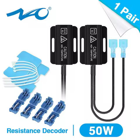 NAO OCB Load Resistor Car LED Decoder For P21W BA15S PY21W 1156 W16W T15 1157 P21/5W T20 7443 7440 T