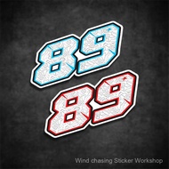 New Product Motorcyclist No. 89 Martin Moto Gp Jorge Martin Unique Reflective Decorative Sticker