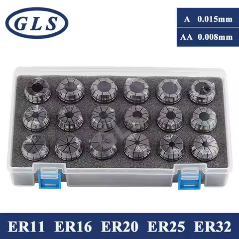 ER11 ER16 ER20 ER25 ER32 ER40 Collet Chuck Spring Collet Chuck Set Suit A AA Grade for CNC Milling T