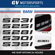 READY STOCK BMW 5 Series Metal Car Rear Sticker Letter 520i 523i 525i 528i 530i 535i 540i Auto Trunk