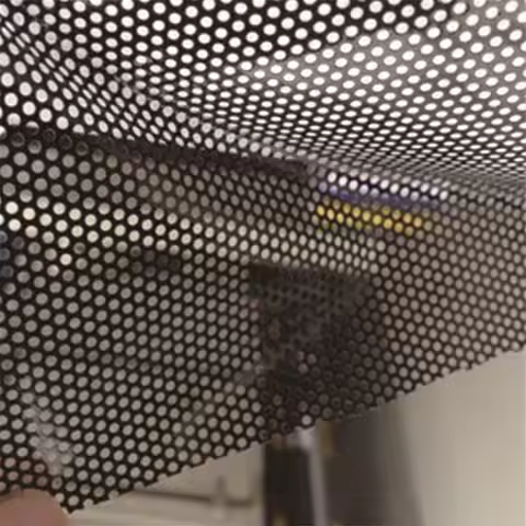 one -way visual 1.22mx50cm Black Perforated One Way Vision Print Media Vinyl Window Sticker 48''x20'