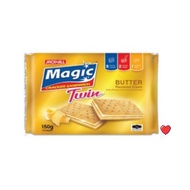JACK 'N JILL Magic Cracker Sandwich Twin 30g x 5 pack ~ Butter Flavour @ 150g ( Free Fragile + Bubbl