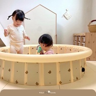 What Baby Needs - Bear Baby Foldable Pool Play Mat - Foldable Ball Pool for Babies