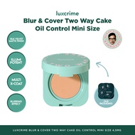 MISLEY - LUXCRIME Blur & Cover Two Way Cake Original - Luxcrime TWC - Luxcrime Bedak Padat