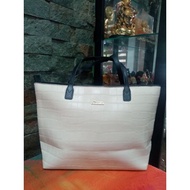 (PRELOVED) DUSTO TOTE BAG (Cream/Black)