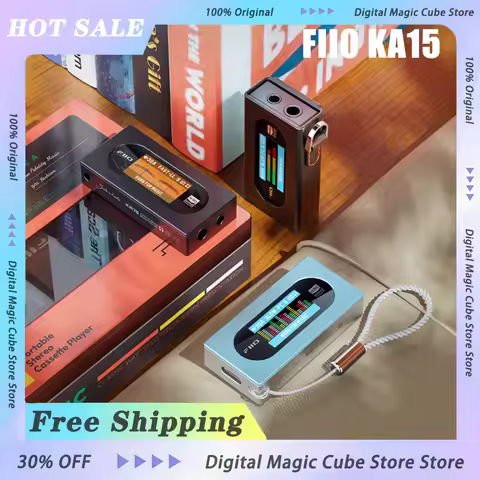 FiiO KA15 Portable USB DAC AMP Headphone Amplifier Dongle Desktop Mode Hi-Res Audio dual CS43198 DSD