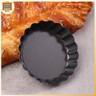 [8C15] Mini Tart Pans 10cm Egg Tart Molds With Removable Bottom Non Sti Small Tart Mold Fluted Cupca