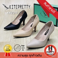 🥇ของแท้100%🚛ส่งด่วน👠ส้น 3.5 นิ้ว👠รองเท้าคัทชูส้นสูง KITEPRETTY รุ่น KK2311 The charm is you สวย หรู สวมใส่สบาย