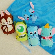 大鼻鋼牙 chip and dale 午睡被 珊瑚絨 毛毯 冷氣被 怪獸公司 毛毛 大眼仔 小飛象 dumbo 史迪仔 stitch 小金 三眼仔 勞蘇 lulu豬 小熊維尼 piglet