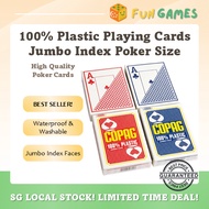 [SG WHOLESALE] COPAG Poker Playing Cards - Jumbo Index Poker Size 100% Plastic