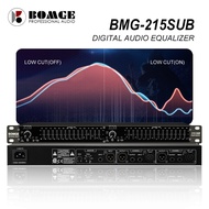 BOMGE EQX215 audio equalizer 15-band two-channel audio equalizer 2-channel stereo graphic equalizer