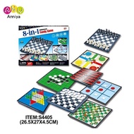 Puzzle8in1Cross-Border Game Chessboard English 1l Children famiwy Game 8  Combination Board Game TS6