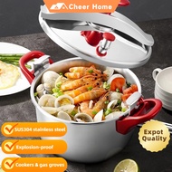 3L/4L/6L/8L/10L Stainless Steel Pressure Cooker 304 mini pressure cooker 8l pressure cooker sincero 