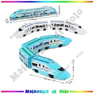 [Mainanku] Fast Train 4 Carriages F/W MRT Indonesia 2 Colors Children's Toy