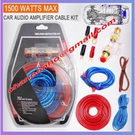 Car Audio 8GA Installation Kit Amplified Subwoofer Speaker Amp Kit