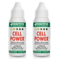 Cell Power® Oxygen Drops 1oz (Pack of 2) - Liquid Dietary Supplement Enriched with Beets, Grapes, Ve
