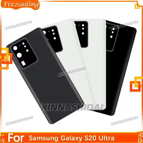 Tested 100% Battery Back Cover For Samsung Galaxy S20 Ultra Mobile Phone Replacement Components For 