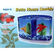 Betta fish Mini Aquarium Fighting fish tank double Fish Breeding Box