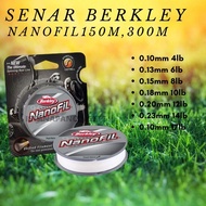 SENAR BERKLEY NANOFIL 4/6/8/10/12/14/17lb LB PANJANG 150M 300M - 12lb