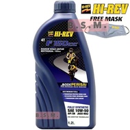 HI-REV MINYAK HITAM 4T 10W50 F150CC FULLY SYNTHETIC 1.2L HI REV