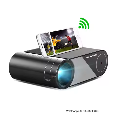 BYINTEK K9 4000lumens Mini LED LCD Mobile Projector for 3D 4K Home Cinema Portable Digital Projector