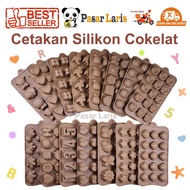 Happy Birthday Chocolate Silicone Mold ABC Silicone Mold Premium Birthday Number Star Love Heart Alp