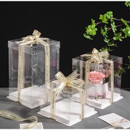 4tier 5tier transparent Cake Box extra high