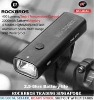 RockBros light Bicycle light rockbros lights rechargeable LED light bicycle front light headlight