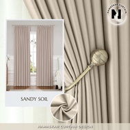 namaskar.curtain - Iris Hook/Eyelet Blackout Curtain - Code 12 (170cm-400cm)